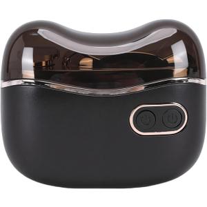 Automatic Electric Nail Clipper, USB Rechargeable Nail File, Safe Trimmer with Built in Light & 2 Speed Settings, Ideal for Fingernail & Toenail Care (Black)