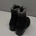 Womens Winter Snow Boots Warm Fur Lined Winter Water-resistan Ankle Booties Zipper Anti-Slip Combat Size 8,5