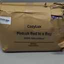 CozyLux King Size Comforter Set Purple, 7 Pieces Pintuck Bed in A Bag Purple Comforter King Size, Pinch Pleat Bedding Set with All-Season Comforter, Sheets, Pillowcases & Shams