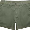 maamgic Mens Shorts Casual 4 Inch Cotton Casual Shorts for Men Elastic Waistband Mens Casual Shorts Daily Wear, Size: 34