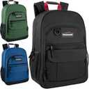 Trail maker 24 Pack Multipocketed, Rubber Grip Handle 18 Inch Backpacks, Padded Shoulder Straps for Travel, Commute