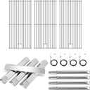 Adviace Grill Replacement Parts for Kitchenaid 720-0954 720-0733A 720-0733, Replacement for Kitchenaid Grill Grates 720-0954 & Heat Plates & Grill Burners & Igniters