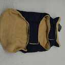 Queenmore Warm Dog Coat, Cold Weather Puffer Dog Jacket with Ultra Thick Plush Lining, Storage Pockets (Dark Navy, Medium)