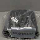 iDesign Small Slim Plastic Bathroom Can, Garbage Can for Bedroom, Office, Desk, Dorm, Black