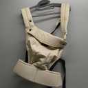 Momcozy Baby Carrier - Ergonomic, Cozy and Lightweight Carrier for 7-44lbs, Effortless to Put On, Ideal for Hands-Free Parenting, Enhanced Lumbar Support, Purehug for Infant to Toddler, Khaki