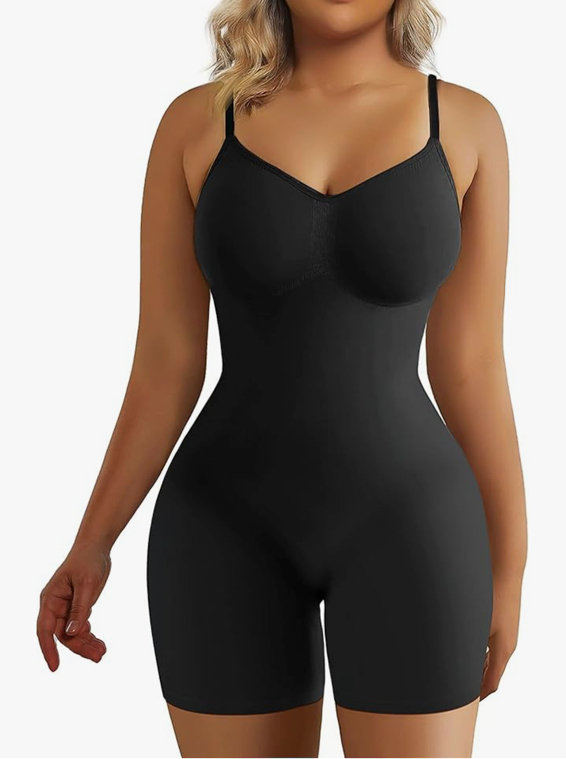 SHAPERX Women's Shapewear Bodysuit Tummy Control Body Shaper Seamless Sculpting Snatched Waist Body Suit, Size:2X/3X