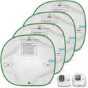 4 Pcs Cat Litter Pad Max Compatible with Puramax 2 and Purobot Max Pro