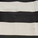 KOZYFLY Black and White Area Rug 27.5x43 Inches Striped Front Door Rug Cotton Washable Indoor Outdoor Rug Doormats Outdoor Small Striped Rugs for Kitchen Entryway Patio Front Porch Decor