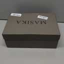 British Style Women's Fashion Loafers, Patent Leather Tassel Loafers, Black Thick-Soled Loafers, Slip-on Thick-Soled Loafers, Simple Casual Flat Shoes, Plus Size Shoes (8.5)