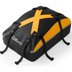Car Rooftop Cargo Carrier Bag 20 Cubic Feet, 100% Waterproof Roof Bag Top Luggage Carrier for Any Vehicles with/Without Rack Cross Bar, Includes Anti-Slip Mat +4 Door Hooks +Storage Bag +Lock Car Rooftop Cargo Carrier Bag 20 Cubic Feet, 100% Waterproof Roof Bag Top Luggage Carrier for Any Vehicles with/Without Rack Cross Bar, Includes Anti-Slip Mat +4 Door Hooks +Storage Bag +Lock