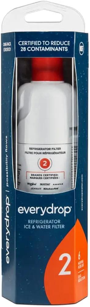 Everydrop by Whirlpool Ice and Water Refrigerator Filter 2, EDR2RXD1, Single-Pack