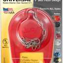 Korky Ultra Standard 2-Inch Universal Toilet Flapper - Long Lasting Rubber - Easy to Install - Made in USA, 100BP (2 Pack)