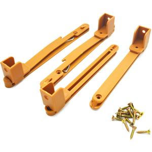Crib fence Lifter Lifting Rail Connection Set Brown w Screws