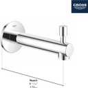 Concetto Diverter TUB SPOUT