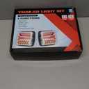 Upgraded Wireless Trailer Lights Magnetic, 2PCS Rechargeable LED Tail Lights for Trailer, Portable Waterproof Tow Beacon w/Brake Turn Signal Stop Taillight for Towing Truck RV Camper Caravan Boat