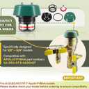 1/2"3/4" Float and Bonnet Repair Kit for Apollo Conbraco PVB4A & PVBLF4A Pressure Vacuum Breaker, Replacement for 4A-004-07 4A00407, Compatible with 4A-500 Series Backflow Preventer (Not for 1")
