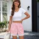 Boxer Shorts Gingham Shorts Y2K Beach Bottoms | Plaid Shorts Y2K Pajama Bottoms Two Pockets