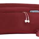 D.DUO Bag Organizer Insert, Crossbody Bag, Tote Organizer Insert with Adjustable Bag Strap, Waterproof Nylon Purse Inserts (Red, M)