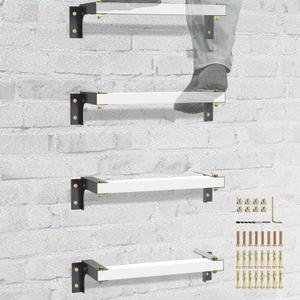 THOOUM Window Well Ladder, Heavy Duty Steel Basement Egress Ladder (6-Rung, 600 Lbs Capacity, White)