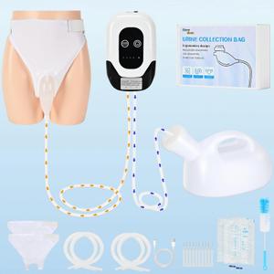 2025 Upgraded Intelligent Electric Urinal, Intelligent Sensor Automatic Start-Stop Pump, Bed Pillow Leakage-Proof Design, Skin-Friendly Material. For Men and Women, 2000ML Large Capacity