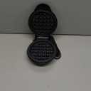 DASH Mini Waffle Maker - 4 Waffle Mold, Nonstick Waffle Iron with Quick Heat-Up, Nonstick Surface - Perfect Mini Waffle Maker for Kids and Families, Just Add Batter (Black)