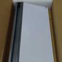 Varhomax Glass Desk Whiteboard With Storage, Desktop Organizer To-Do List Memo Notepad Dry Erase White Board For Home Office And School Supplies (Gray)