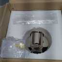 Kichler Aviv 1-Light Wall Sconce, Modern Light with Clear Glass in Polished Nickel, for Bedroom, Laundry Room, Kitchen or Hallway (13" x 5.5"), 52653PN