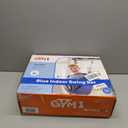 Gym1 Doorway Swing & Pull-Up Bar Gym - Pull-Up Bar Strength Training & Kids Exercise Equipment - Sensory Swing & Rope Ladder Indoor Playset - Indoor Playground for Kids - 2-Piece, Blue