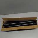 Black Long Curtain Rod Tension Shower Curtain Rods 30 to 130 inch Adjustable Spring Heavy Duty Rods for Bathroom Windows Outdoor Spliced and Telescopic Design No Drill No Slip Stainless Steel