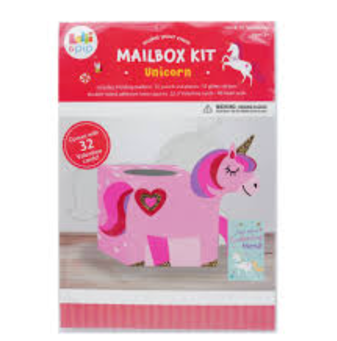 Lolli & Pip™ Valentine's Day Mailbox Kit - Unicorn,
