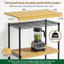 Bamboo Wire Shelf Covers,0.6" Thicken Wire Rack Covers-36 W x 16" D,4pcs