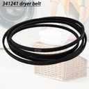 Dryer Repair Kit Replace for Whirlpool WED5050LW0 WED5050LW1 WED5100VQ0 WED5100VQ1 WED5200VQ0 WED5200VQ1 WED5100SQ0 WED5300ST0 - Drum Rollers 14210017, Belt 341241, Idler Pulley 14210023