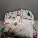 Christmas Themed Queen Comforter and 2 Pillowcases
