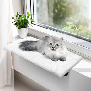 Topmart Cat Perch - Adjustable Window Hammock with Sturdy Metal Frame