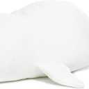 WEIGEDU Adorable White Baby Seal Plush Pillow Soft Stuffed Animal Toy, Cuddly Hugging Body Pillow for Kids & Adults, 20" Arctic Ocean Seal Doll, Cute Sea Animal Plushie for Gifts & Decor