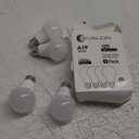 evelor A19 LED Light Bulbs,60 Watt Equivalent Daylight 5000K with E26 Base,Efficient 9W,800 Lumens Non-Dimmable LED Bulbs,15000 Hours, Ideal for Bedroom Living Room, 4-Packs