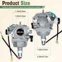 SV730 Carburetor for Kohler Courage 22 23 24 25 26 27 HP SV720 SV725 SV710 SV715 SV735 SV740 SV810 SV820 SV830 SV840 Replace 32 853 12-S 32-853-08 32-853-06 32-853-04 Kit