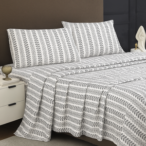 hometrends 400 Thread Count 100% Cotton Sheet Set - Sateen, Size: Queen 
