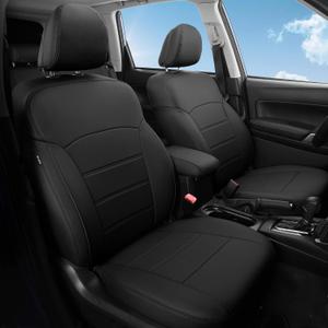FREESOO Custom for Forester Seat Covers 2018 2017 2016 2015 2014 Full Set - Luxury Waterproof Leather Seat Protector for Forester Accessories