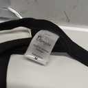 Danysu V Neck Racer Back Tank Top for Women Padded Ribbed Long Tank Fitted Basic Cami Tops (Medium, Black)