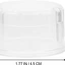 STOBAZA Cocktail Shaker Lid Replacement Set Plastic Splash-Proof Shaker Caps for Bar Use and Travel Drink Mixer Cup Covers with Secure Fit