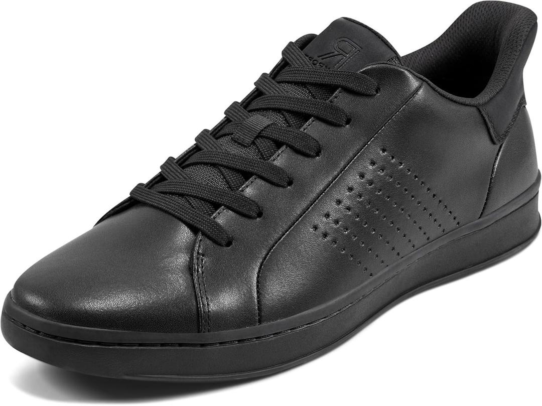 Rockport Mens Nash (9.5 Wide, Black Leather)