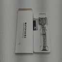 Slim Watch Band Compatible with Apple Watch 41mm 45mm 42mm 44mm 40mm 38mm Metal Stainless Steel Watchband Suitable for iWatch 10/9/8/7/6/5/4/3/2/1/SE Series Women Luxury Strap (Silver)