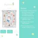 Tiny Ideas Babys My First Year Picture Frame, Monthly Milestone Photo Collage, 12 Month Baby Keepsake, Nursery Wall Decor and Baby Gift, Silver
