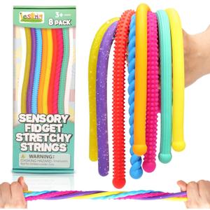 Sensory Autism Toys for Kids - Textured Stretchy Sensory Fidget Toys for Stress Anxiety - Sensory Toys Special Needs for Autistic Autism Children Toddlers Boys Girls, Treasure Box Classroom & Travel