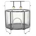 Trampoline, Children's Playpen with Safety Net, For Indoor and Outdoor Use, Convenient Storage, Exercise, Training, Quiet, Large, Load Capacity 220.5 lbs (100 kg), Kids Trampoline, Birthday, Gift