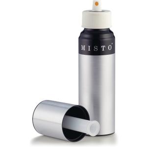 MISTO Brushed Aluminum Oil Sprayer, individual, Silver (Single)