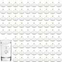 Treela 15 Pcs 1.73 Inch Unscented Floating Candles, Dripless Tealight Candles Home Decorations, Cute and Elegant Burning Candles for Wedding Vases Centerpieces Party Accessories (White)