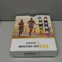 APEXUP Weighted Vest Men Women, Weight Vest for Women Workout Equipment for Strength Training Running (5lbs, Green)