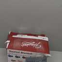 Homemate Heated Blanket Electric Throw - 50"x60" Heating Blanket Throw 1/2/4/6/8 Hours Auto-Off 10 Heat Level Over-Heat Protection Flannel Sherpa ETL Certification (01 - Light Grey)